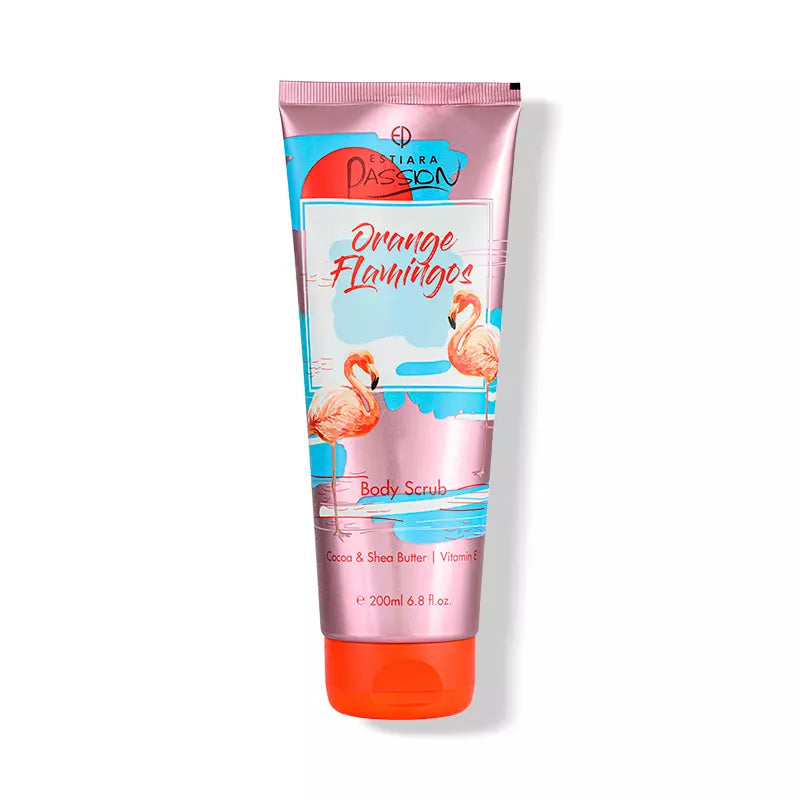 Orange Flamingos Body Scrub