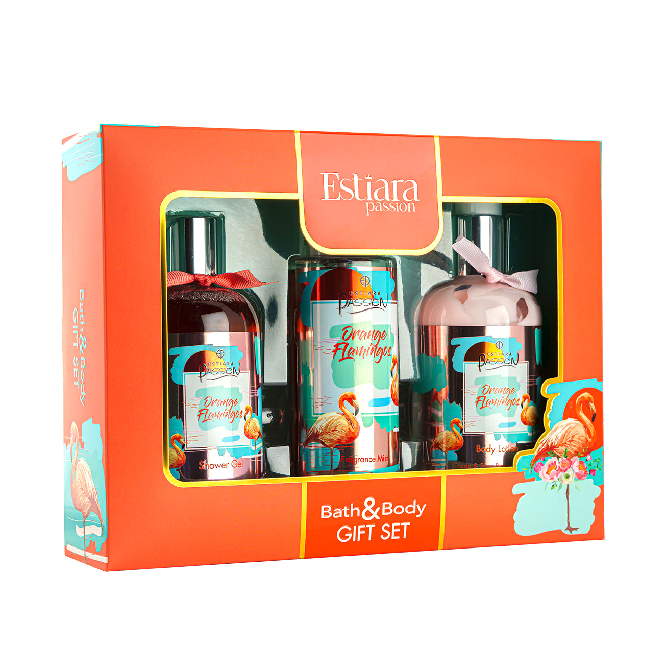 Orange Flamingo Giftset